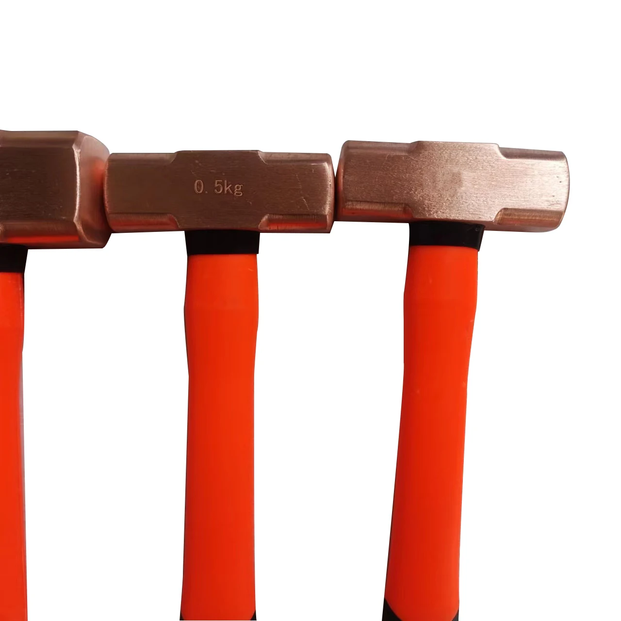 High quality Plastic handle Copper hammer 0.5kg