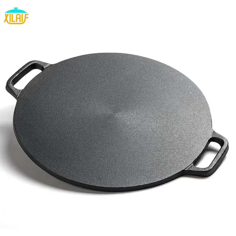 Non stick coating Chinese pancake pan double-sided cast-iron pizza pans