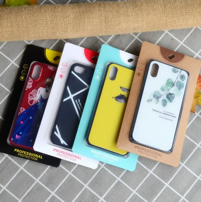 General pvc packaging electronic products phone case package box 5.5inch plastic box