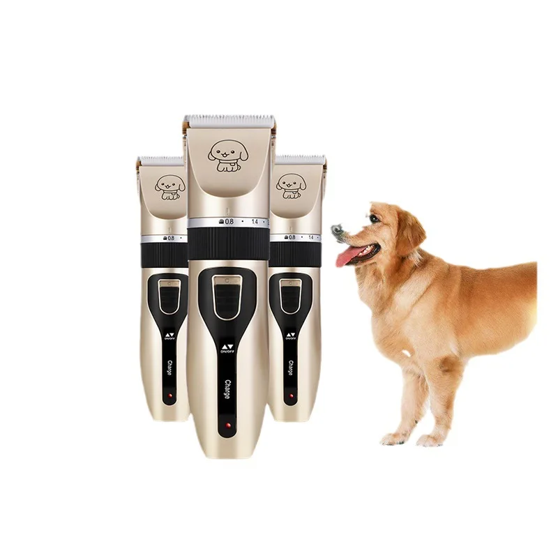 Professional hair clipper trimmer grooming remover pet shaver set with comb for dogs