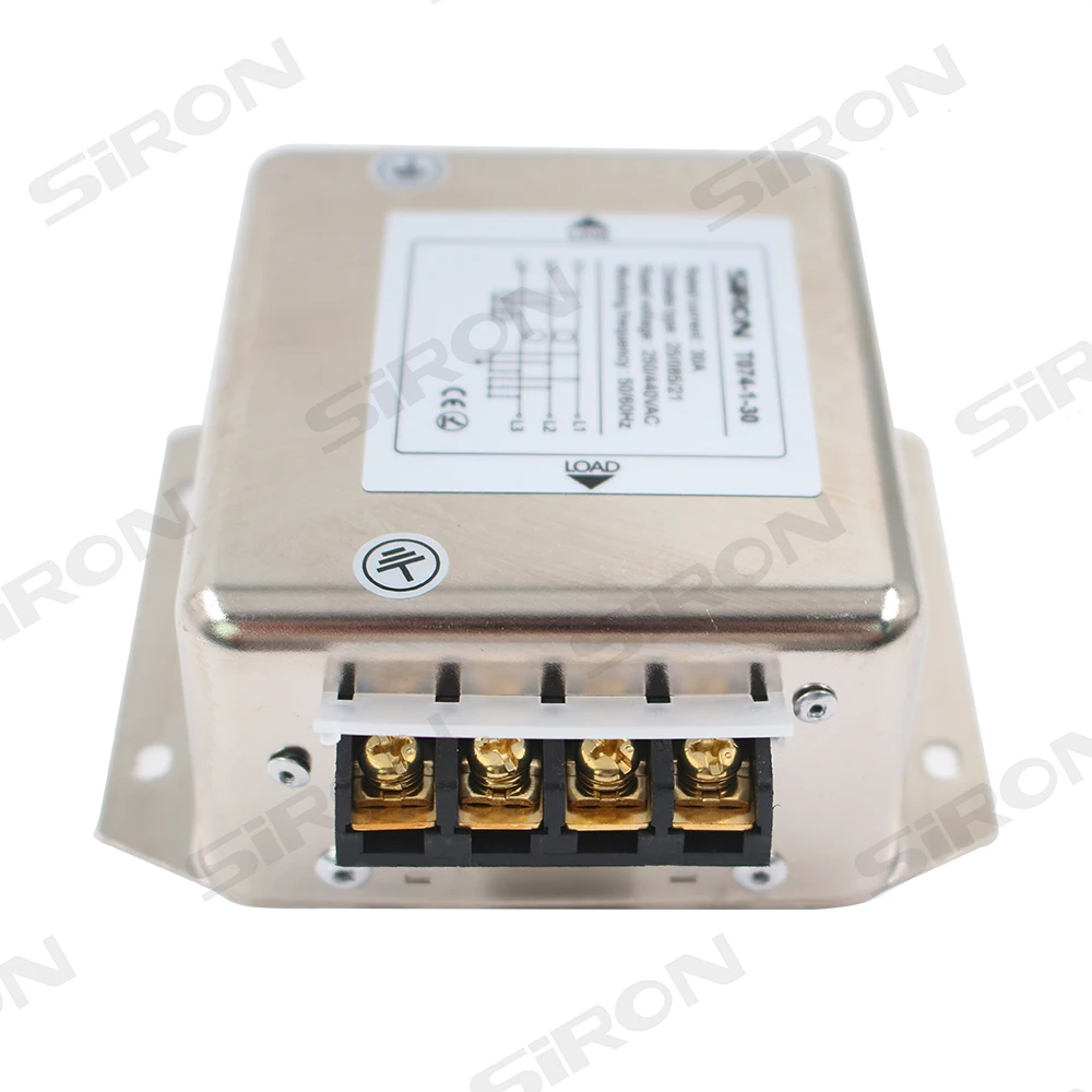 SiRON T074-1 noise filter 440v 3phase 3wire AC emi power line filter