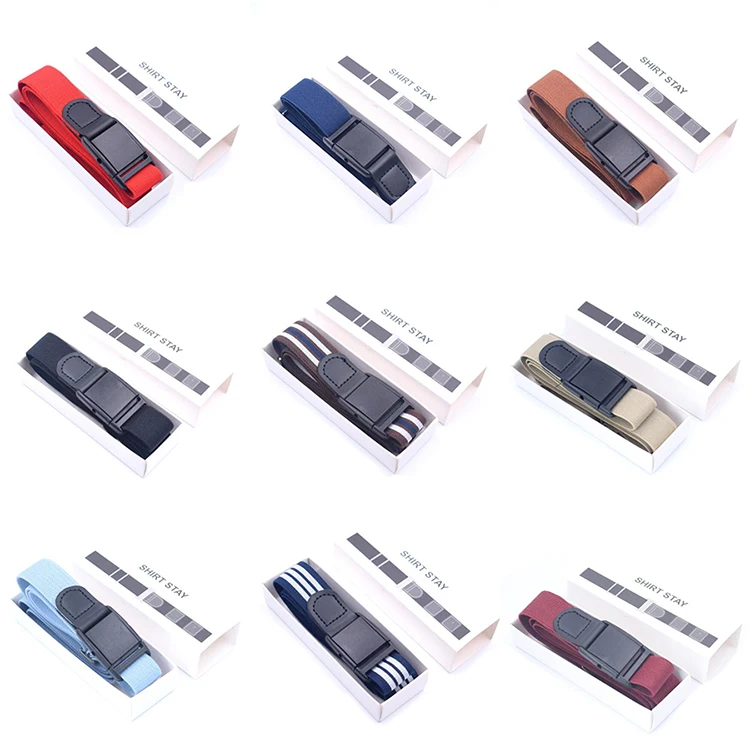 
Non-slip Wrinkle-Proof Locking Adjustable Strap Holder Women Men Belt Shirt Stay 