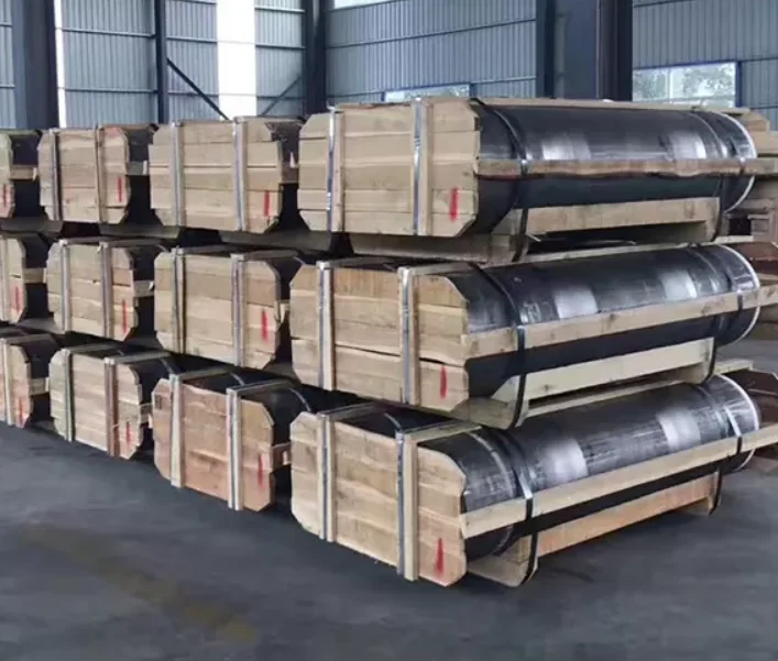 Лидер продаж 2022, цена производителя, электрод черного цвета из углерода RP 200-400 мм, графитовый электрод