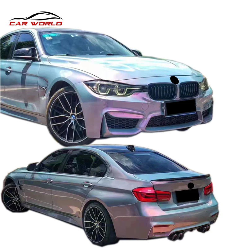  Лучшая продажа автомобильный комплект кузова для BMW 3 серии F30 F35 2012-2017 усовершенствованный M3 стиль ПП передний задний бампер боковые