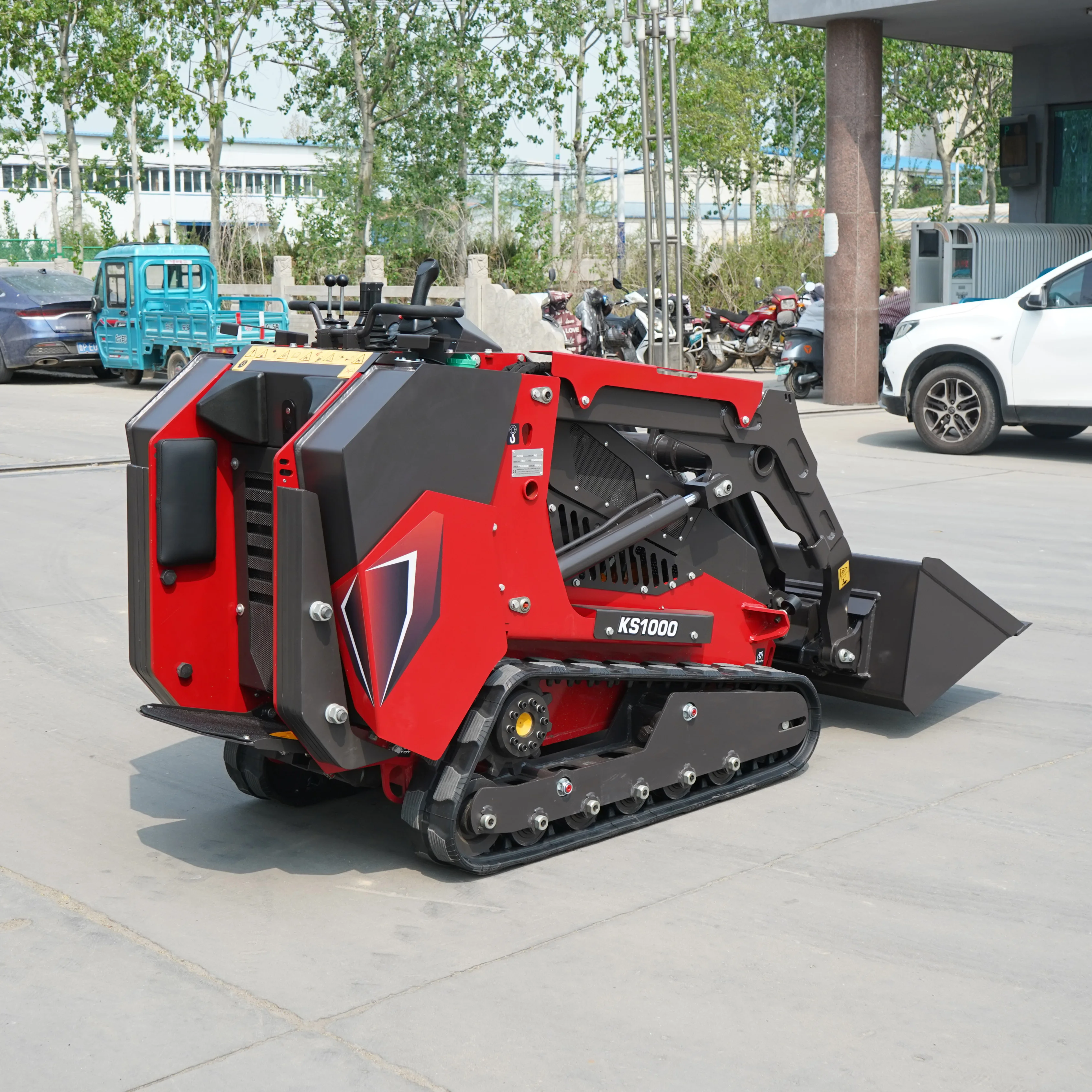 mini skid steer loader diesel skid steer bucket 25hp mini skid steer