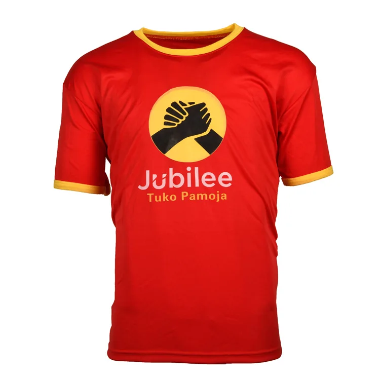 Election Campaign  Round Neck  Plus Size  Printing logo  t Shirt for President