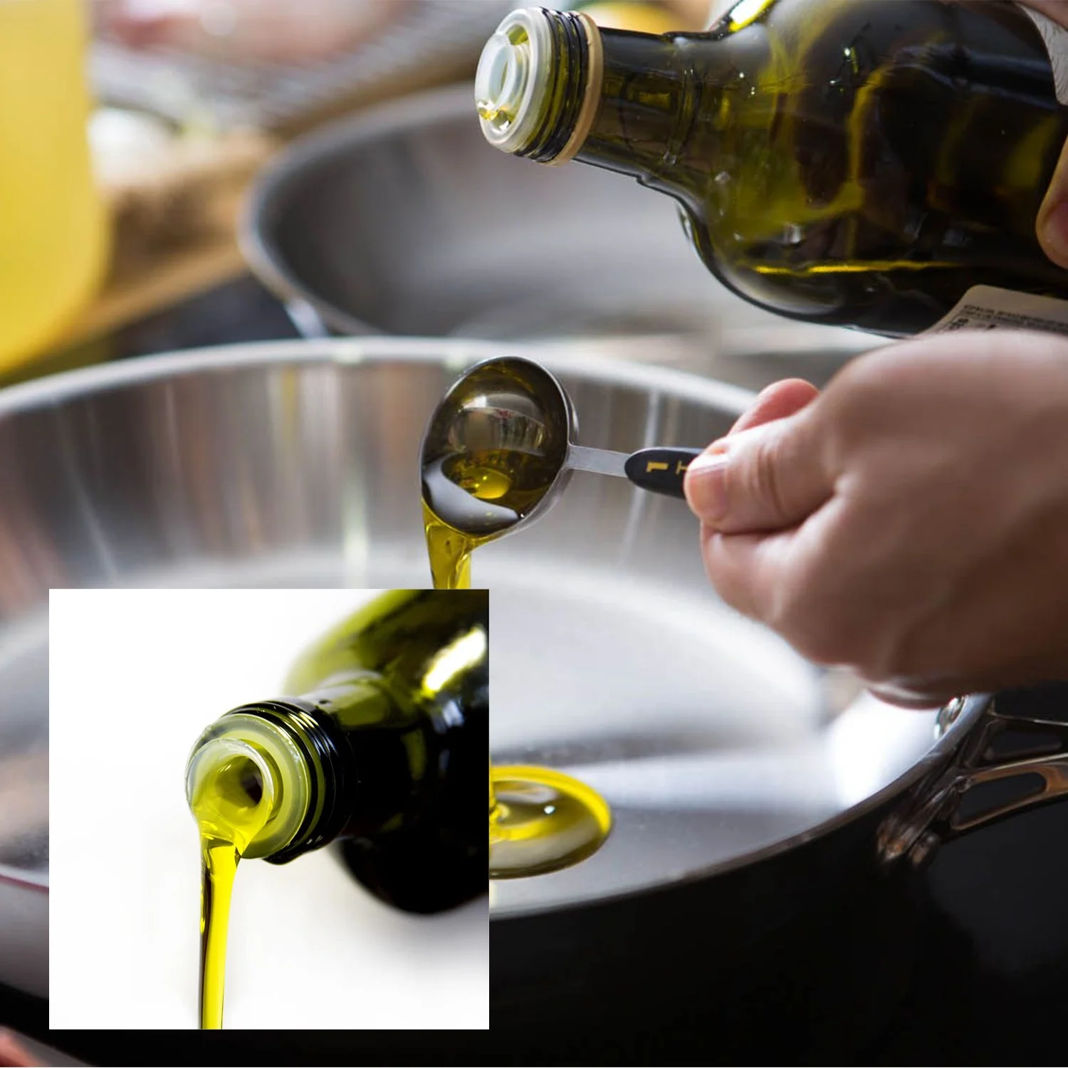 Round 100ml 250ml 500ml 750ml 1L Glass Olive Oil Packing Bottles With Stoppers