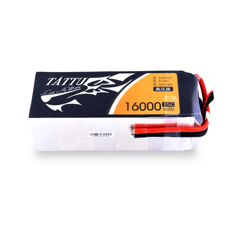 Оригинальный аккумулятор TATTU 16000 мАч 22,8 в 6S LiPO 15C для дрона с большой нагрузкой FPV, гексакоптера, октокоптера