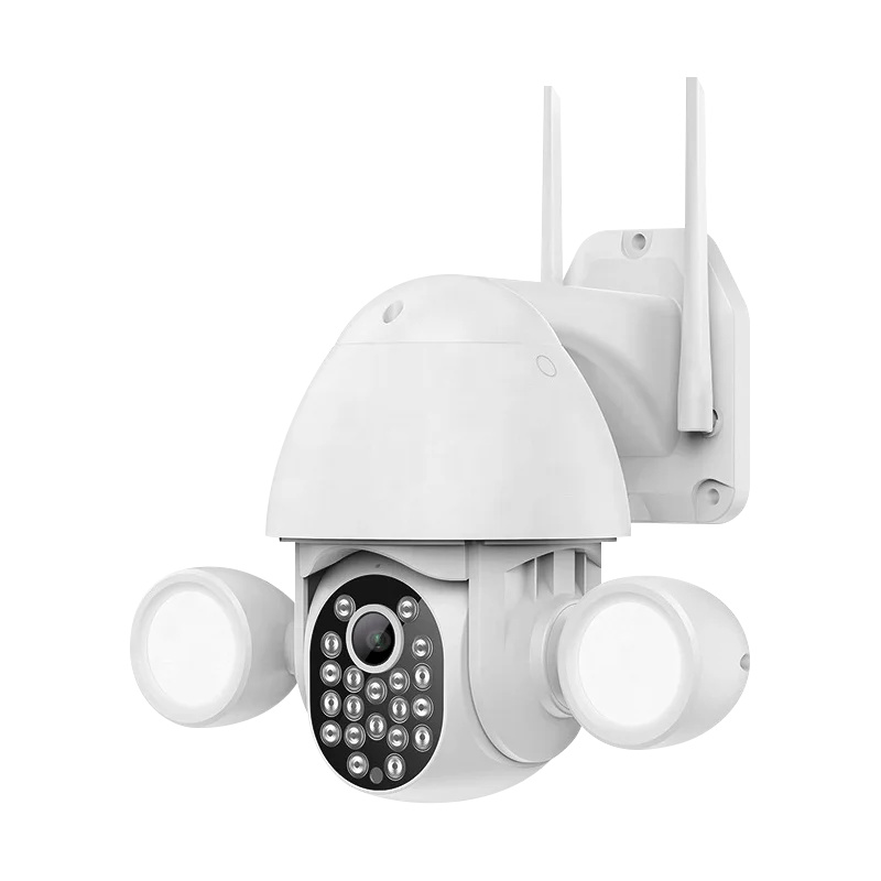 Tuya Smart 5MP Hd Pir Motion Sensor Outdoor Wireless Wifi Security Led Floodlight Camera Motion-activated