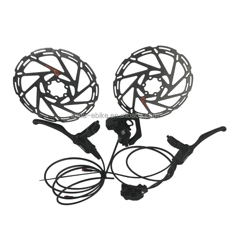 OEM customized Hydraulic electric bike bicycle brake with 4 pistons GEMMA G2 ebike spare parts ebike brake with power off sensor