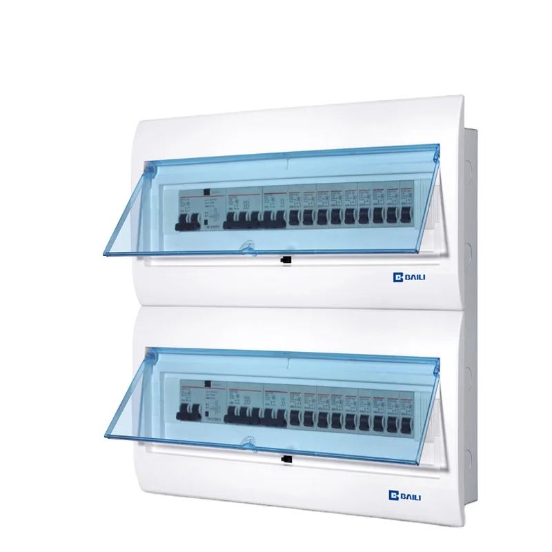 BAILI Q3  42way economical model Metal MCB Enclosure flush mounting  or surface mounting Panel Distribution Box