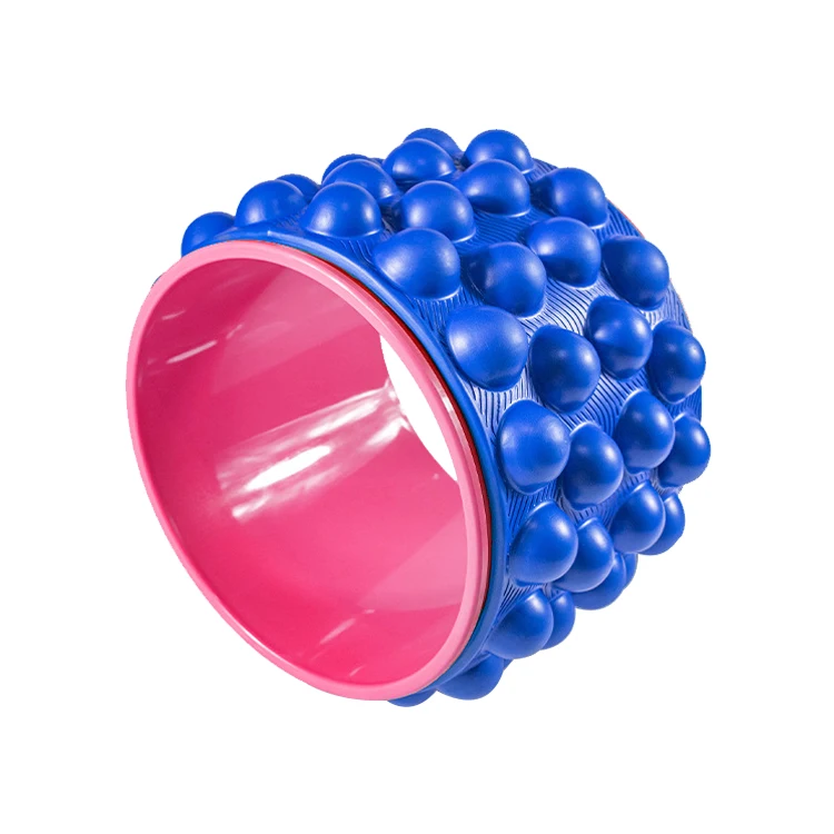 3D Hard customized Massage EVA ABS eco back roller anti slip yoga massage wheel