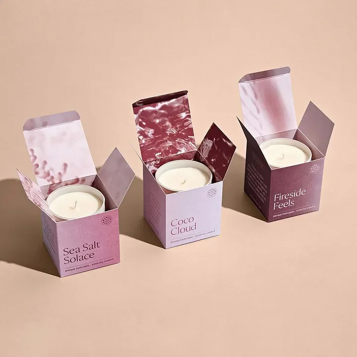 Custom Wholesale Luxury Small Aromatic Scented Candles Jar Retail Product Candle Box Packaging