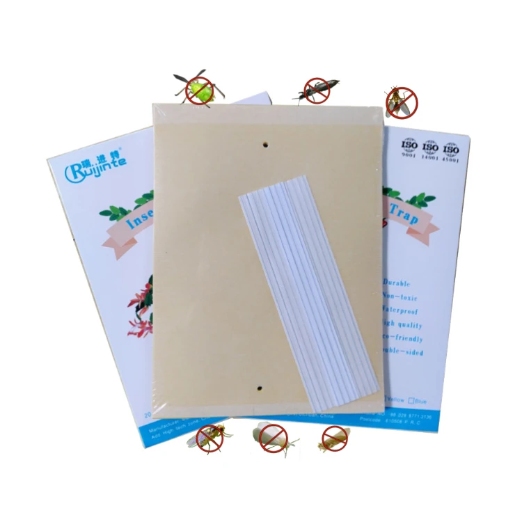 Pest Control Multifunction Yellow Sticky Traps with Pest Control Product Disposable Fruit Fly Trap Effective Fly Catchers