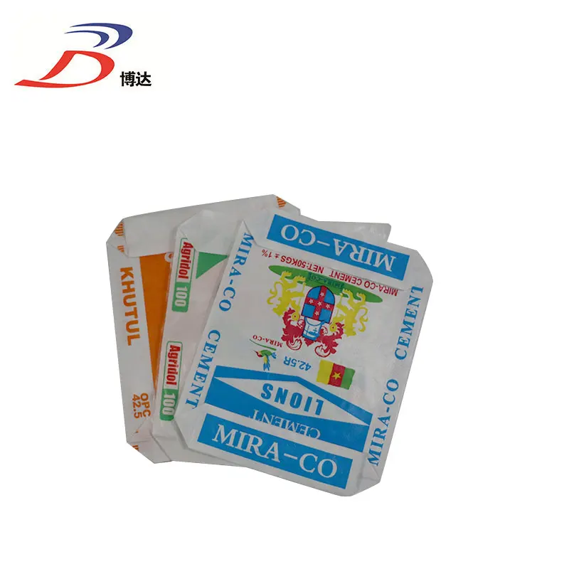 
PP laminated Material Structure and Moisture Proof Feature pp cement block bottom valve bag <span style=