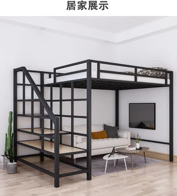 loft cheap wooden kids bunk bed children with desk for sale