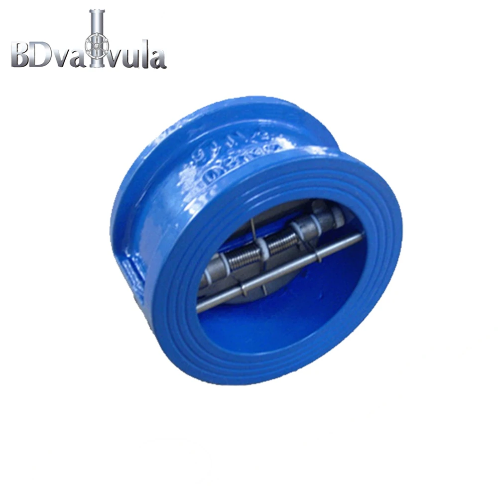 Valvula De Duo Check Wafer PN16 En Agua Linea
