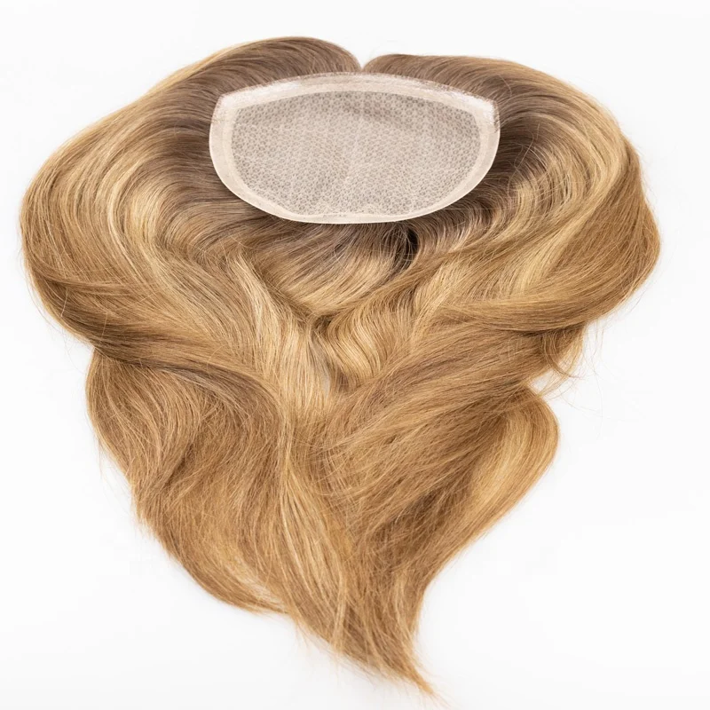 Best quality silk top base natural hairline women wig
