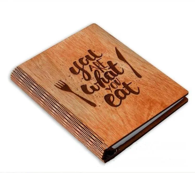 custom a5 notebook A4 Printed Style Notebook Original Wood Carved Chef Student Protection Book Recipe environmental notebook