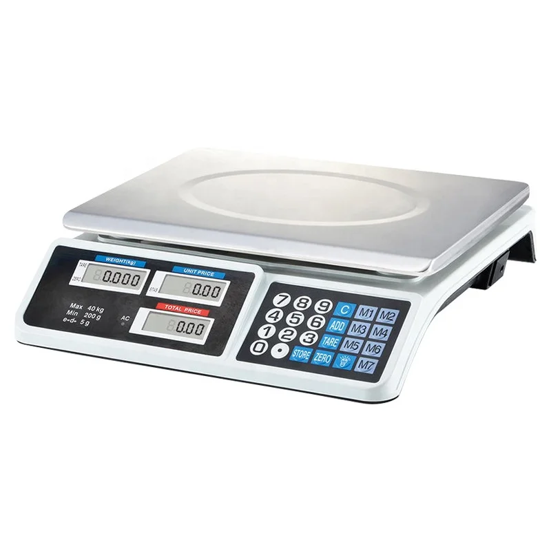 Factory Direct Weight Scale Digital 30kg, 40kg Scale Price Computing Scale