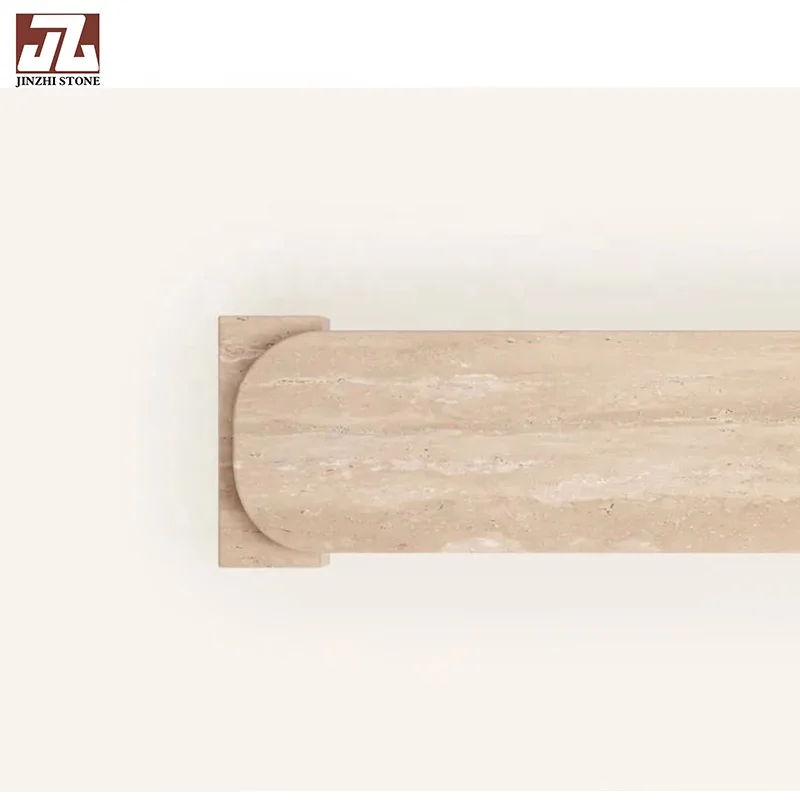 Beige Marble Console Marble Table Top Casual  Table Fashion  Bench Handcrafted For Living Room Home