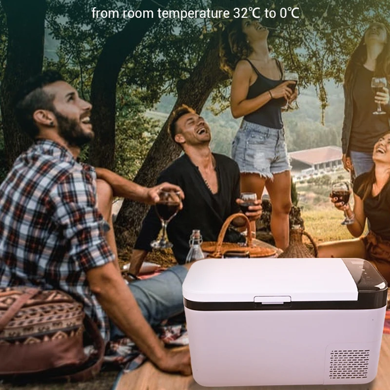 Portable Freezer Car Fridge 12V 24V Cooler Car Compressor Refrigerator also can use home and outdoor