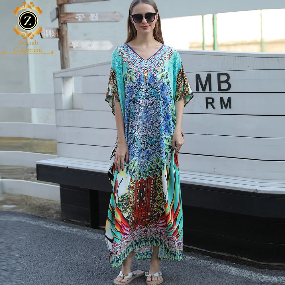 Zaynab Kaftan Abayas Open Wholesale Women Dubai Islamic Clothing Custom Fabric Material Kaftan Abaya Women Muslim Dress Kaftan