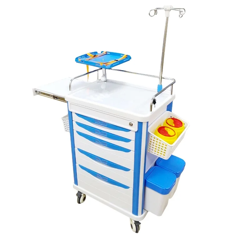 Высокое качество Больничная тележка для пациентов Руководство 3 колесная Больничная койка Лидер продаж Больничная койка