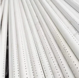 Factory Sale ASTM Sch40 SCH80 Perforated UPVC Pipe French Drain Pipe 3 4 5 6 8 10 12 14 16 inch