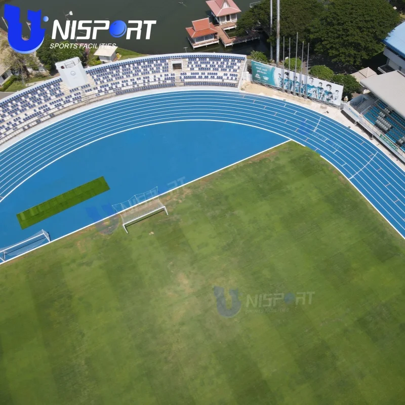 Unisport School Rubber Running Track 9mm-1 3mm Prefabricated Runway Synthetic Running Track Material Rubber Athletic Track