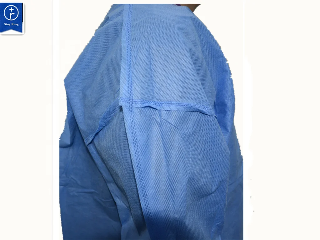 Disposable Medical  PP SMS  non-sterile Surgical  hospital  Gown ce ISO