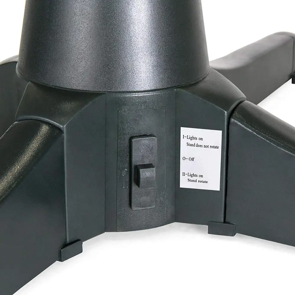 Wholesale Popular Plastic Artificial Trees Rotating Strong Xmas Tree Stand Plastic Rotating Christmas Tree Stand