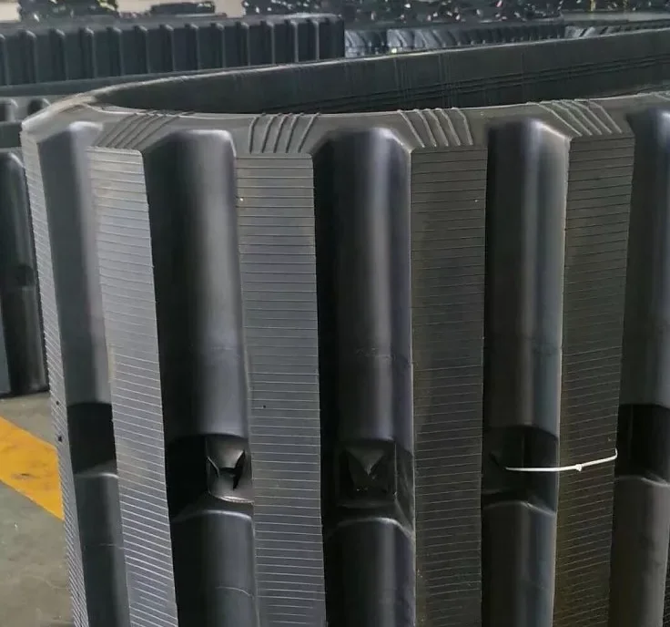 Sale Rubber Crawler Agriculture Combine Harvester Rubber Tractor Track Bulldozer Track Small Digger Mini Excavator Rubber Track