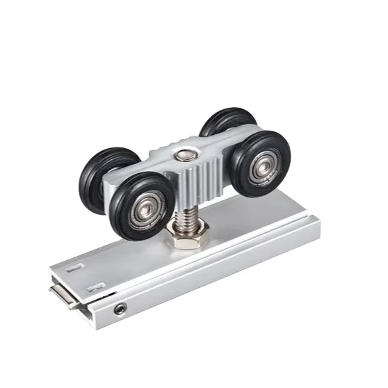Suspended Four Wheel Sliding Door Roller Wheel With Bearing For Sliding Door Wheel Wood Sliding Door Stainless