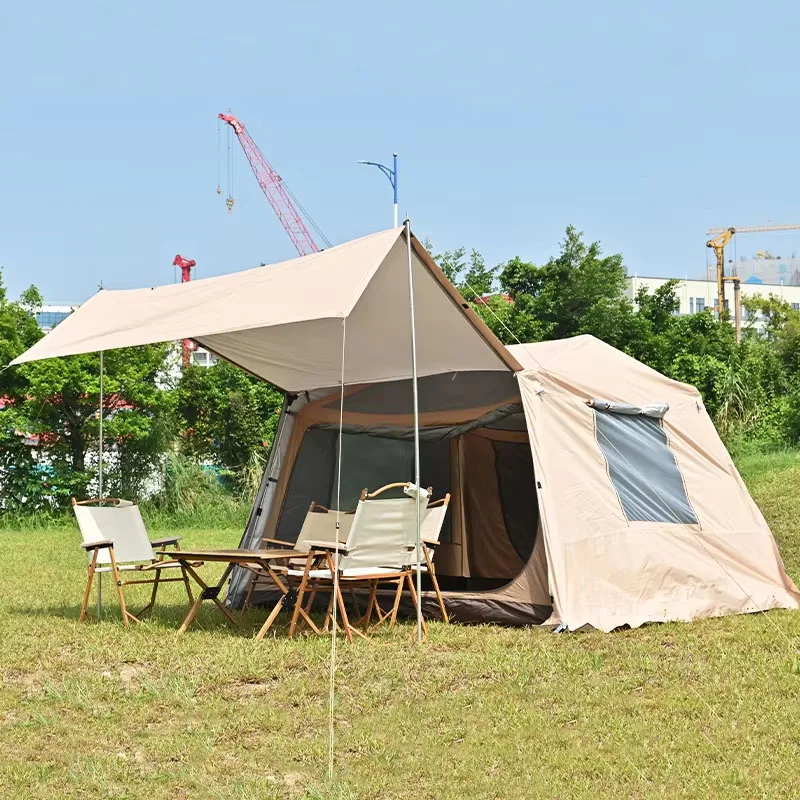 OEM ODM safari tent luxury canvas glamping  hotel desert tent for camping