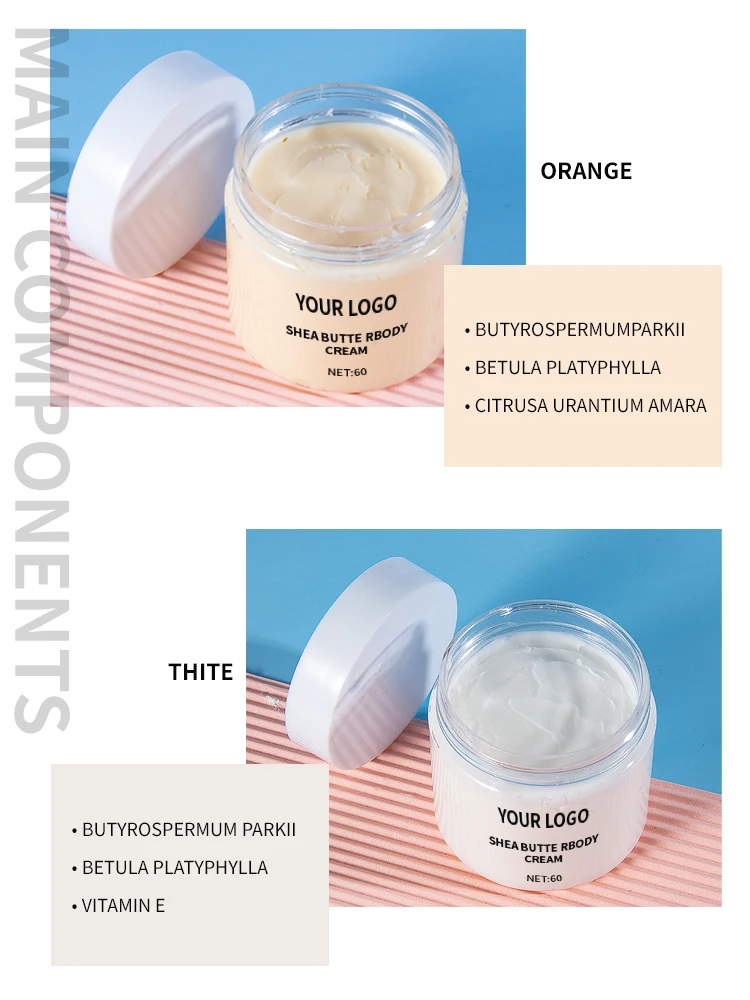 Wholesale Private Label Hydrating Moisturizer Lightening Fruit Body Butter for Body Skin Care Cream