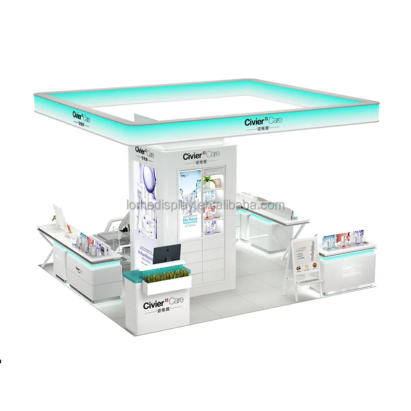 Витрина для косметики, витрина для макияжа, витрина для салона, Дизайнерские Шкафы для студии