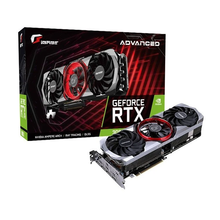 In Stock Cheap Price RTX 3080ti Graphics Card Colorful iGame GeForce RTX 3080 Ti Advanced OC 12G LHR Gaming Graphics Card