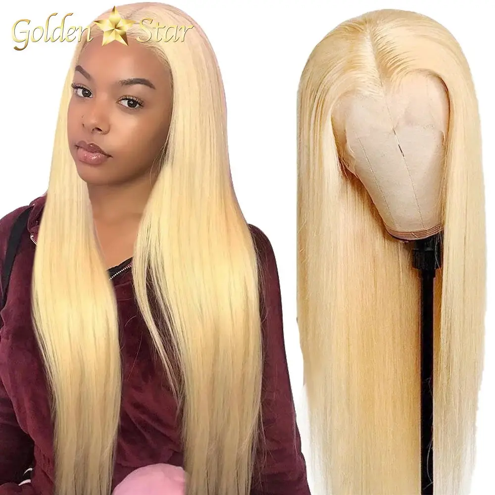 613 Full Lace Wig Human Hair, Brazilian 613 Blonde Full Lace Human Hair Wig,40 Inch 613 Virgin Hair Human Hair Full Lace Wig
