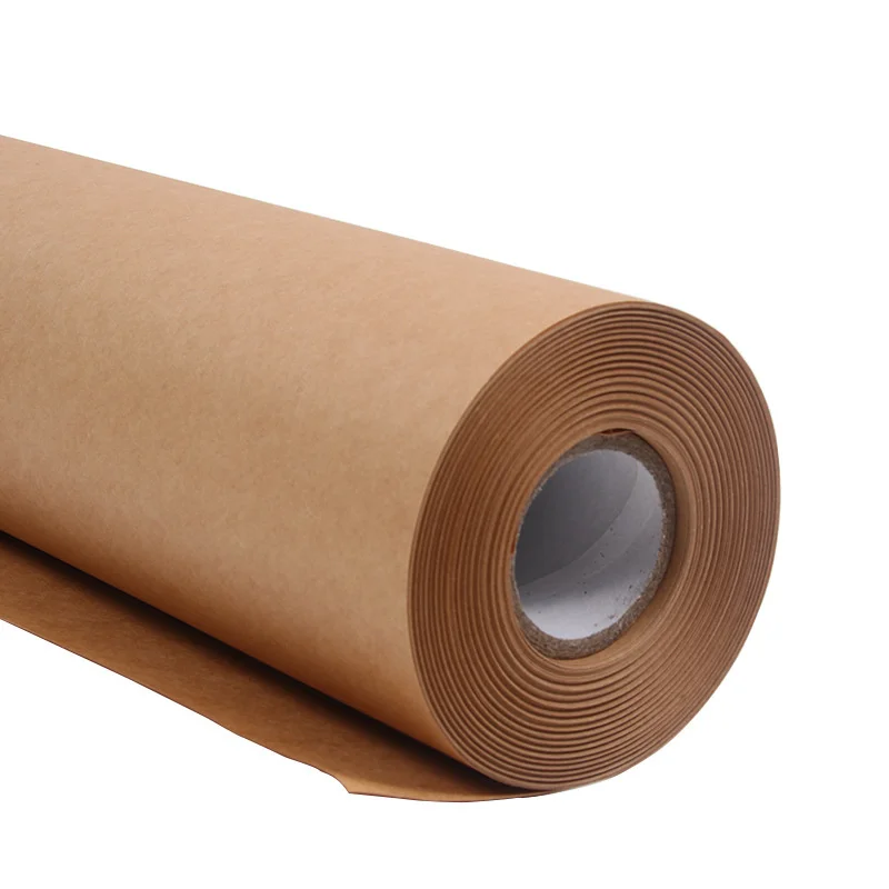 Factory Direct Sale Custom Gift Wrapping Paper Brown Kraft Paper Roll