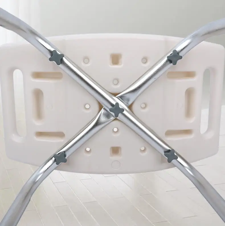 light weight aluminum alloy shower chair bathroom safety chair seat