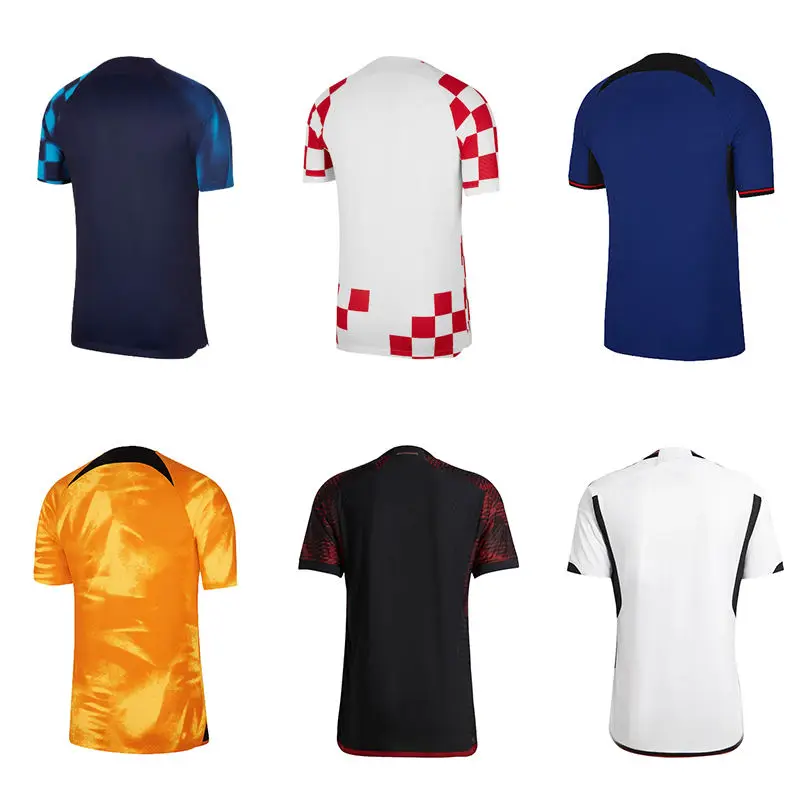 Quick Dry Sportswear Men Soccer Wear Set Uniforms Custom Football Soccer Jerseys  Portugal national team set