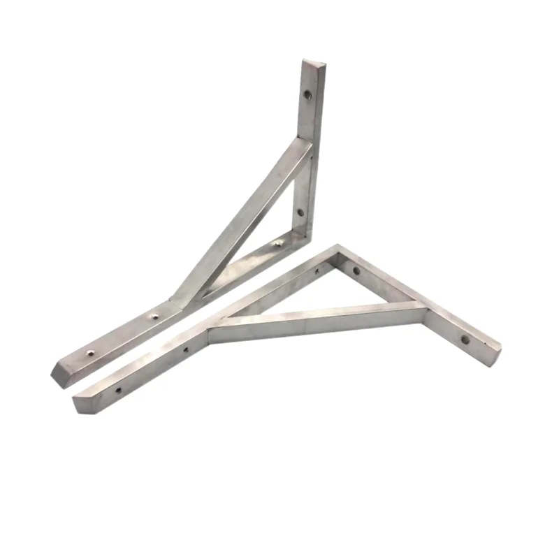 Stainless steel 201 304 Folding Bracket Shelf Support Brackets Wall Mounting Wall Hanging Angle Shelf Bracket