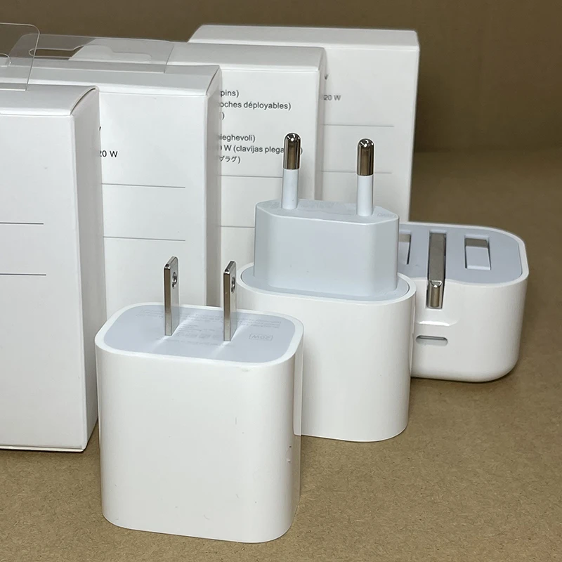 For Apple 20W charger Block Fast Adapter PD 3.0 EU/US/UK Plug power adapter USB C wall charger for iPhone 14 Pro Max 13 12 11 X