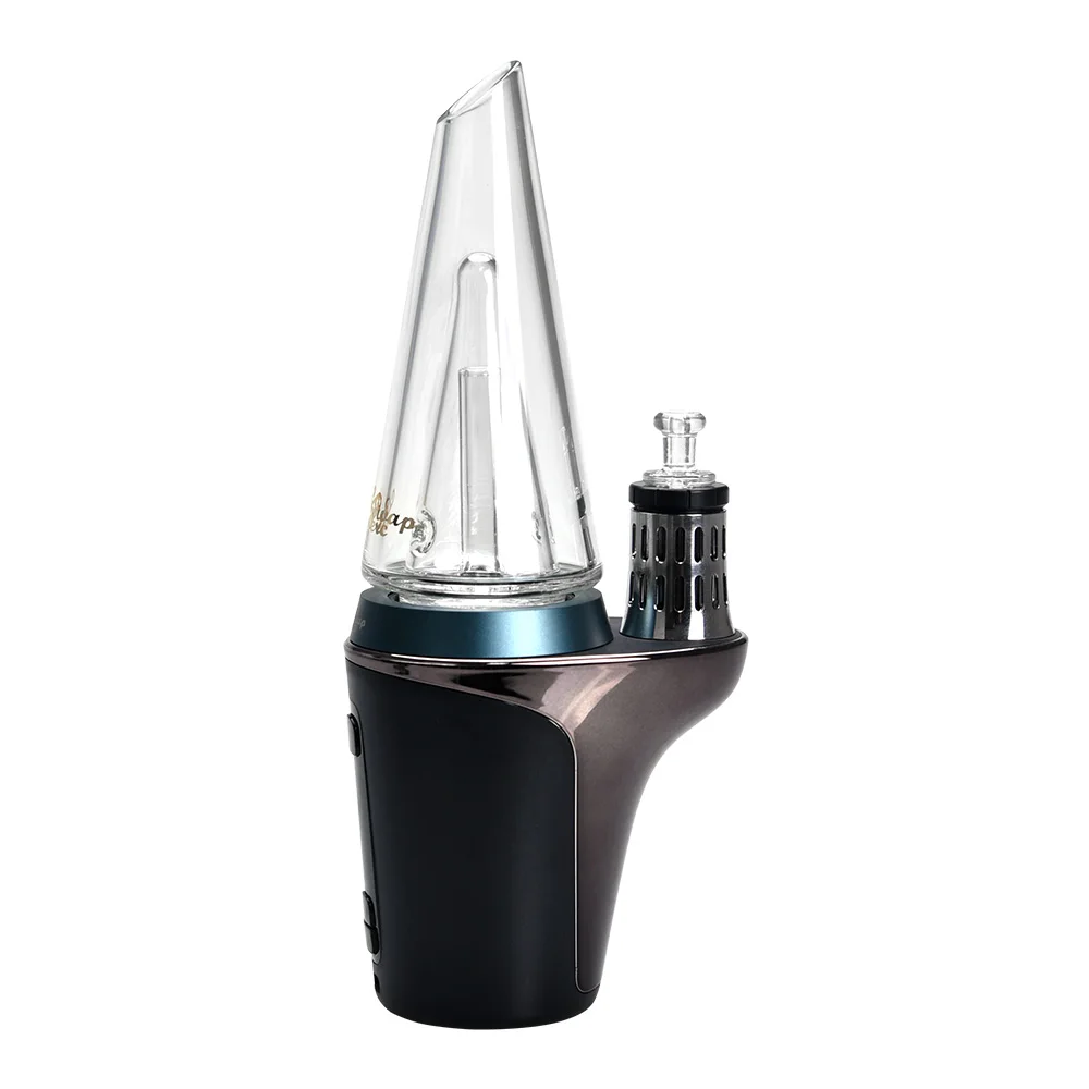 Portable dab rig crossing the Core enail 7500mAh weed vaporizer dry herb black wax vaporizer