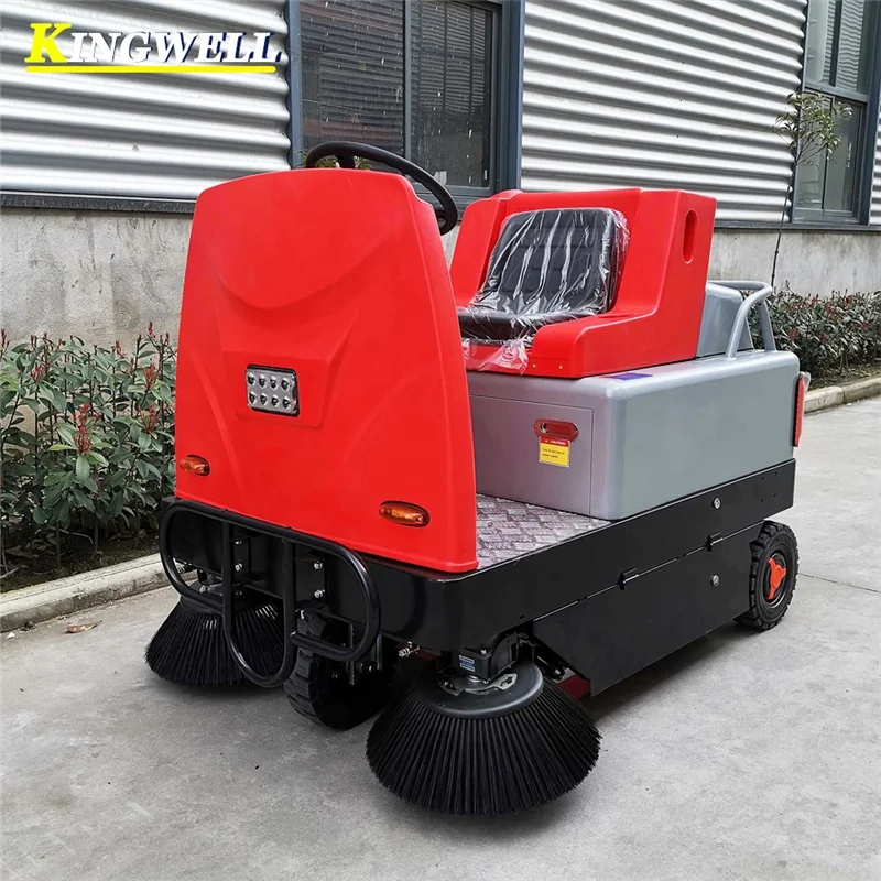 Floor Sweeper Battery Powered Sweeper Street Vacuum Cleaner Road Sweeper