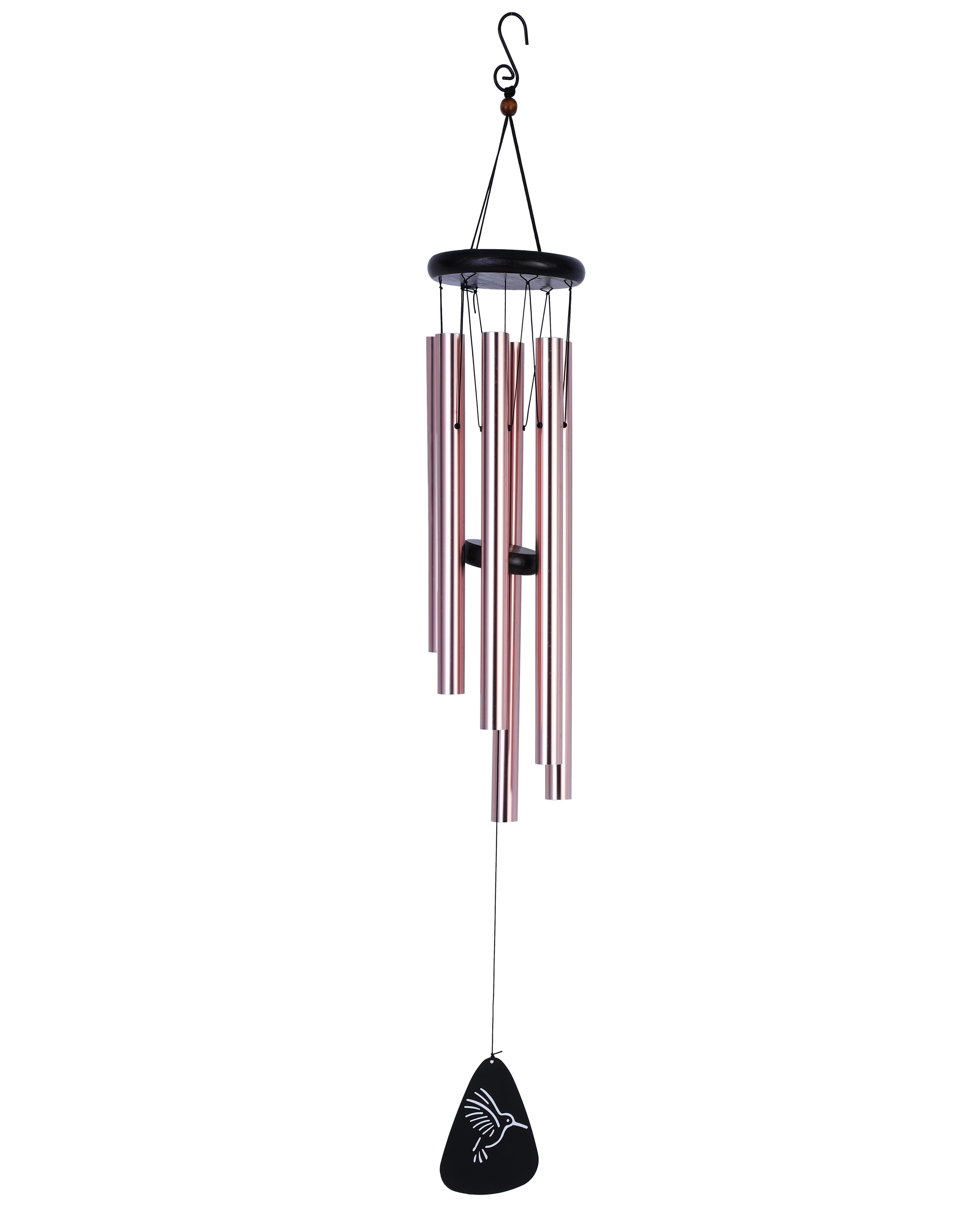 HF Most Trendy Unique Outdoor Wind Chimes Ladybug and Mantis Metal Garden Hanging Decorations For Wind Decorative