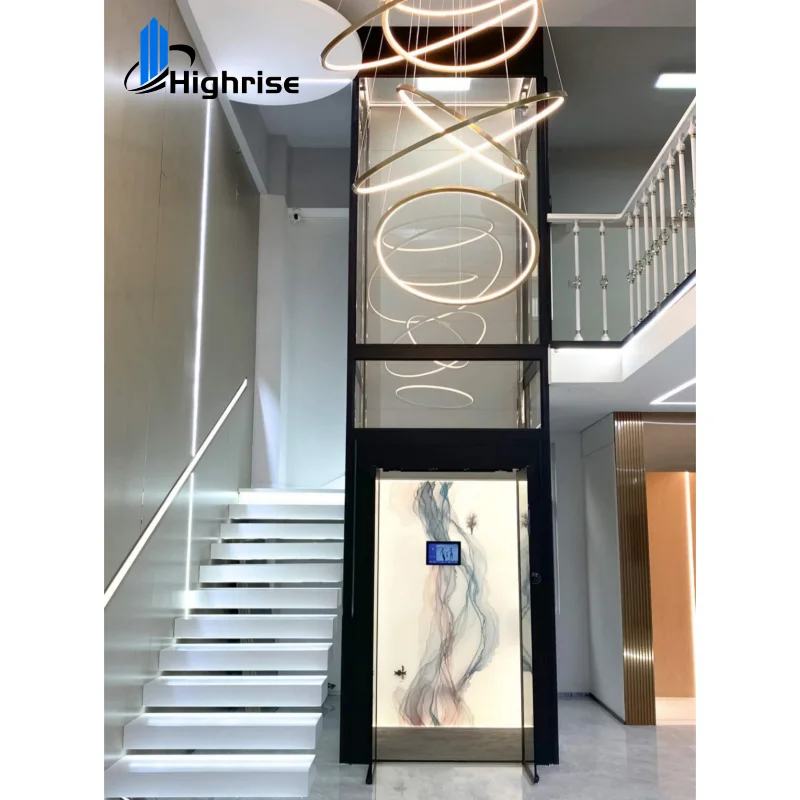 Best design mini lift passenger/500kg five floor home 6/7 passenger villa lift