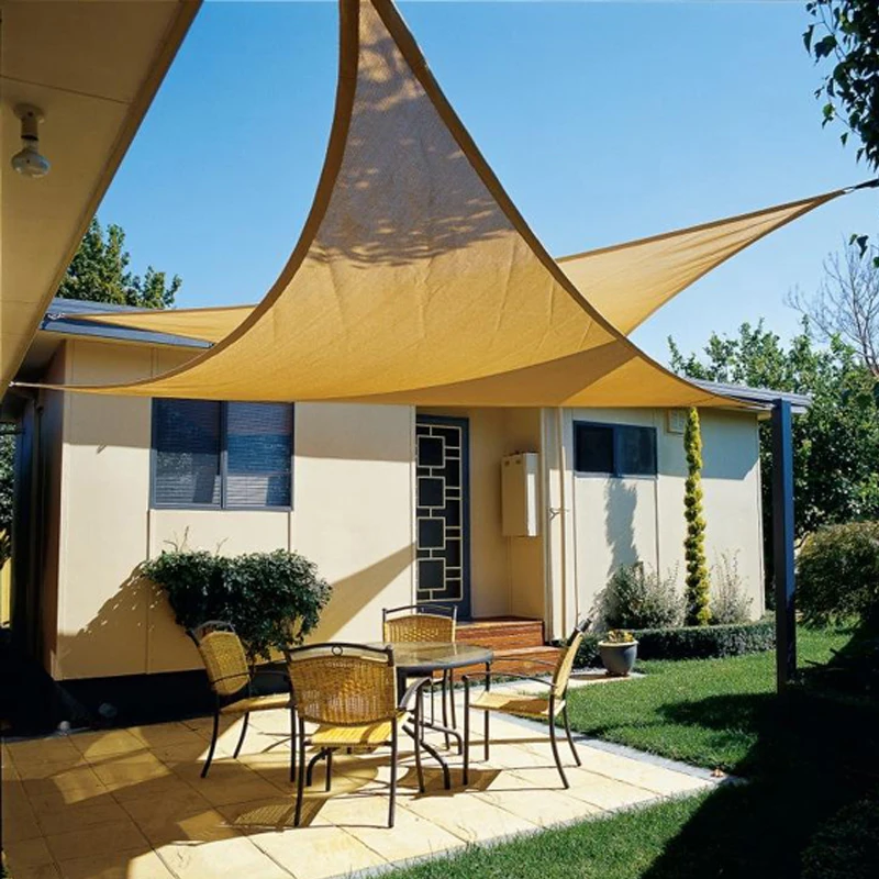 SanJian наружный садовый балкон треугольник 100% чистый HDPE солнцезащитный тент водонепроницаемый