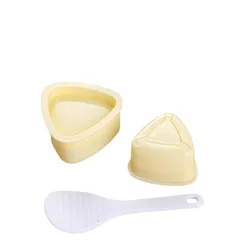 Triangle Onigiri Mold, Non stick Rice Mold Musubi Maker Kit, Rice Ball Mold Maker Sushi Mold for Kids Lunch Bento and Home DIY